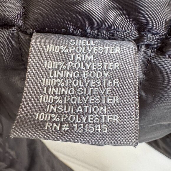 Vintage 90s Perry Ellis Portfolio Brown Double Collar Insulated  Coat Size XXL - Picture 15 of 16